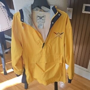 Nautica Yellow Hooded Pullover